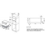 Siemens 西門子 BI710C1B1B 20公升 嵌入式暖碗碟櫃